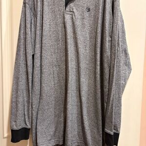 Vintage Lon sleeve Duck Head Men's Gray Long Sleeve Shirt